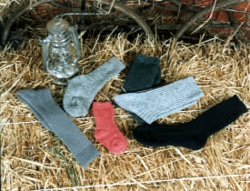 Calze finezza 6, uomo, donna, bambino, norvegese, inglese liscia e spugna in varie costine.